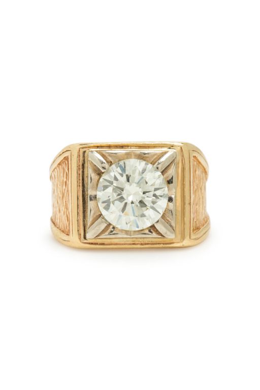 14k Yellow Gold Diamond Ring