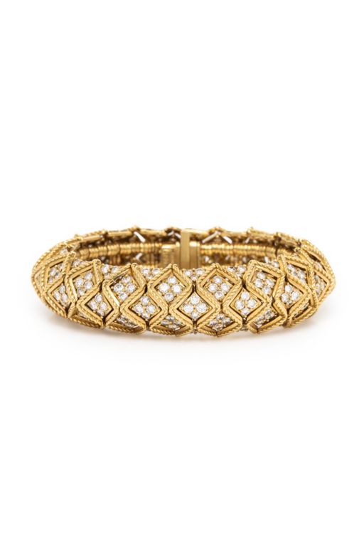 18k Yellow Gold Diamond Bracelet