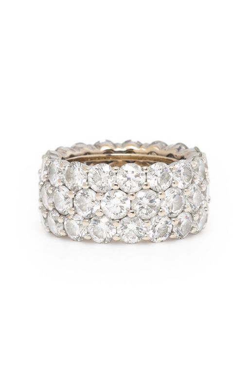 18k White Gold Diamond Eternity Ring