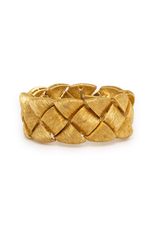 18k Yellow Gold Woven Bracelet