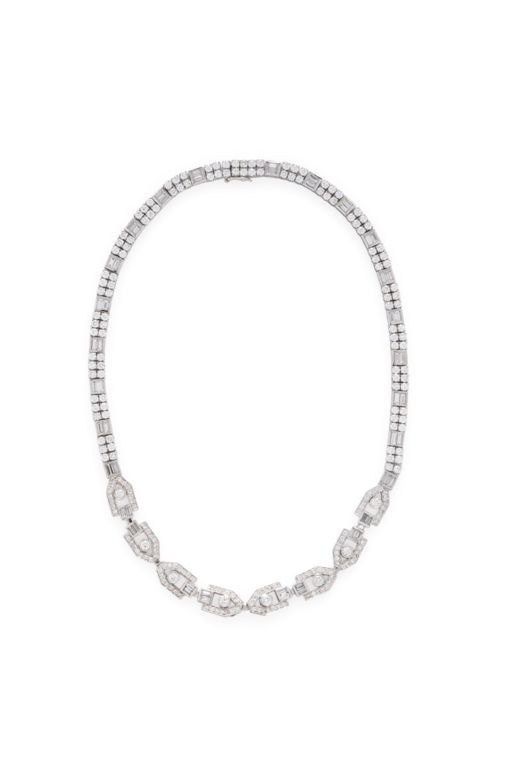 18k White Gold Diamond Necklace