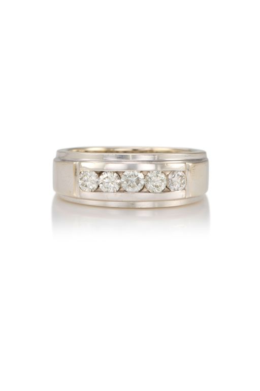 14k White Gold Diamond Ring