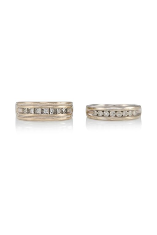 Two Gold Diamond Rings