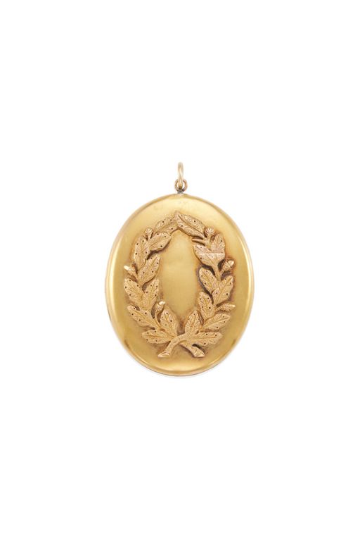 14k Gold Locket Pendant