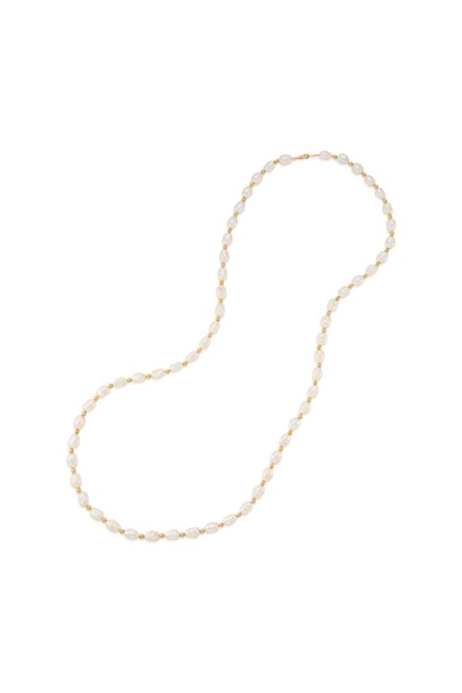 14k Gold Pearl Necklace