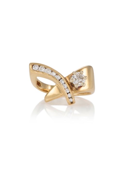 14k Gold Diamond Ring