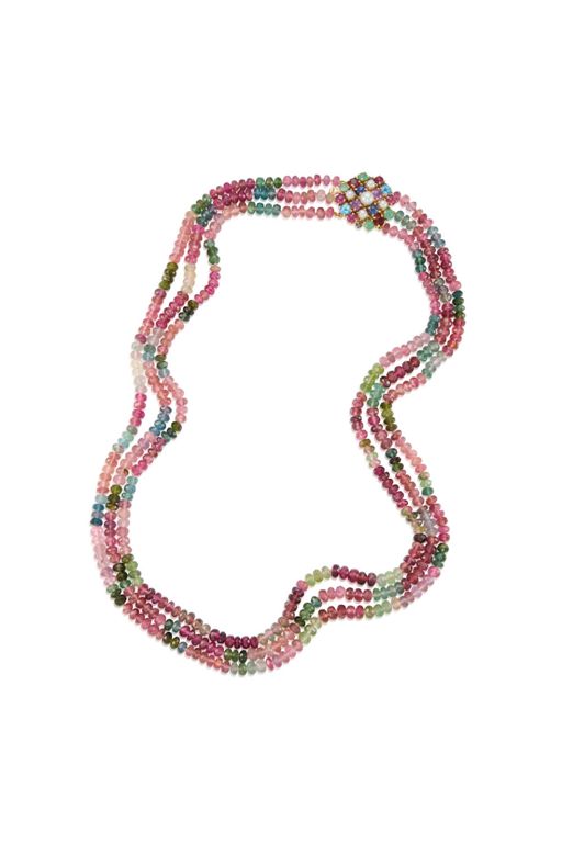 14k Gold Multi-Gem Necklace