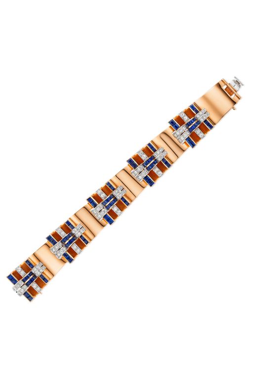 Sapphire and Diamond Bracelet