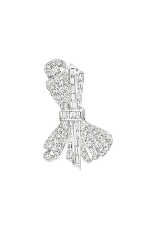 Platinum Diamond Brooch