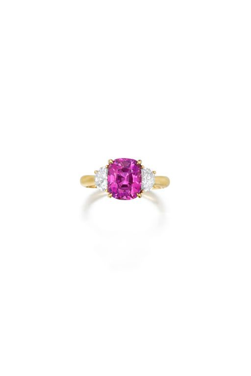 18k Gold Sapphire and Diamond Ring