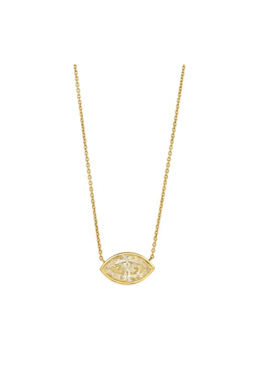 18k Gold Diamond Pendant Necklace