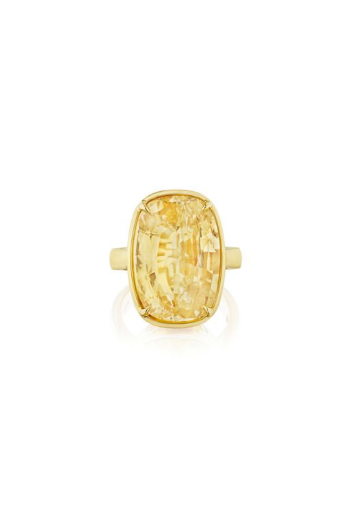 18k Gold Sapphire Ring