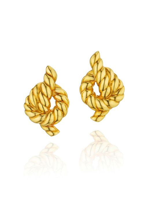 Pair of 18k Gold Earrings