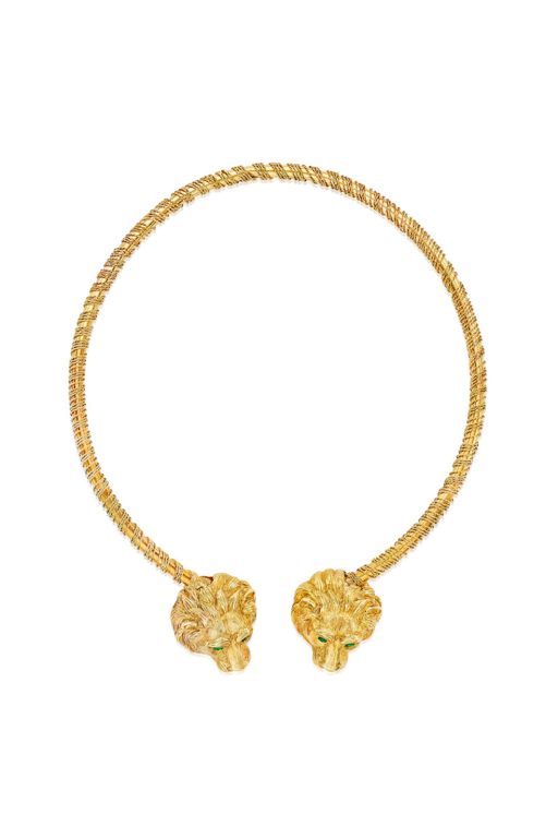 18k Gold Emerald Necklace