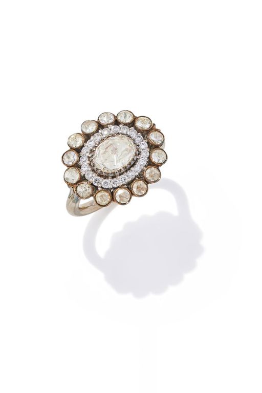 Diamond Cluster Ring