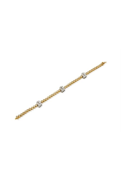 18k Gold Diamond Bracelet