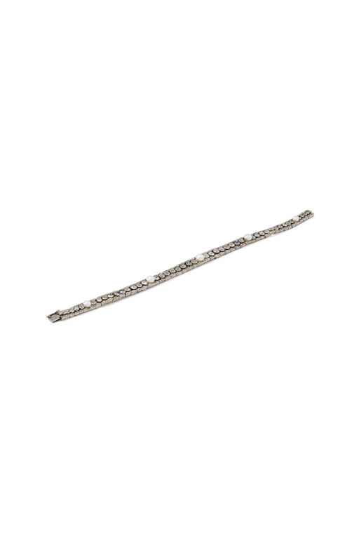 Pearl and Diamond Bracelet