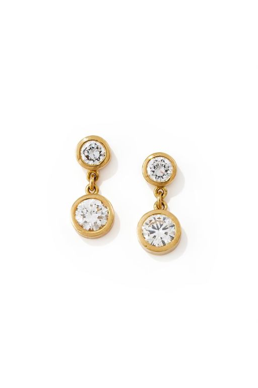 Pair of Diamond Earrings
