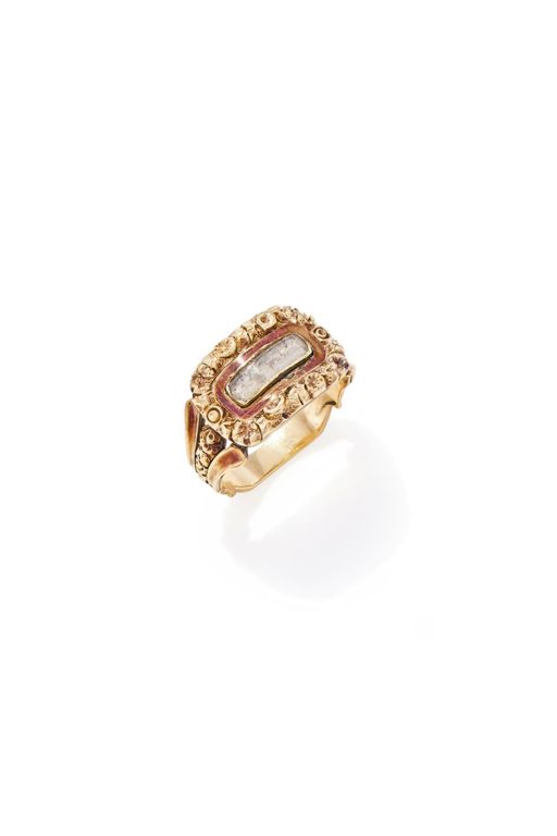 Gold Locket Ring