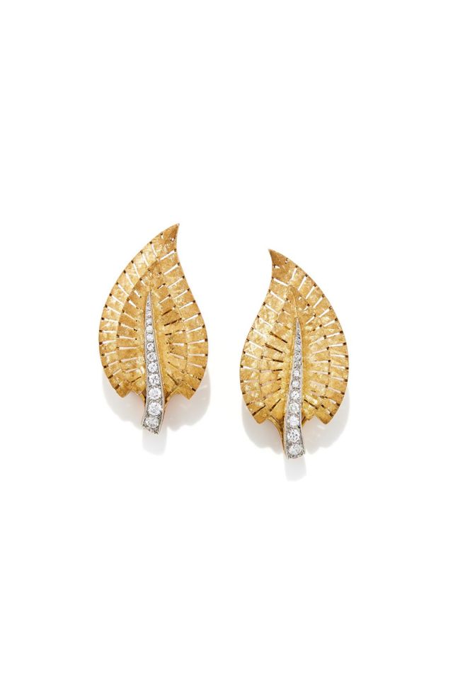 Pair of Diamond Earrings