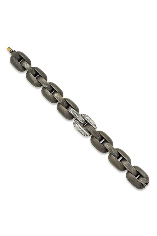 Sterling Silver Diamond Bracelet