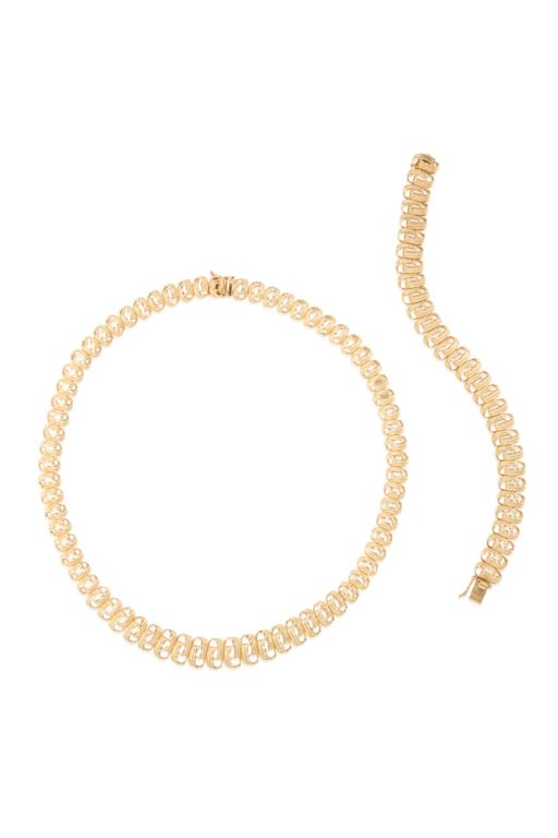 14k Gold Necklace and Bracelet
