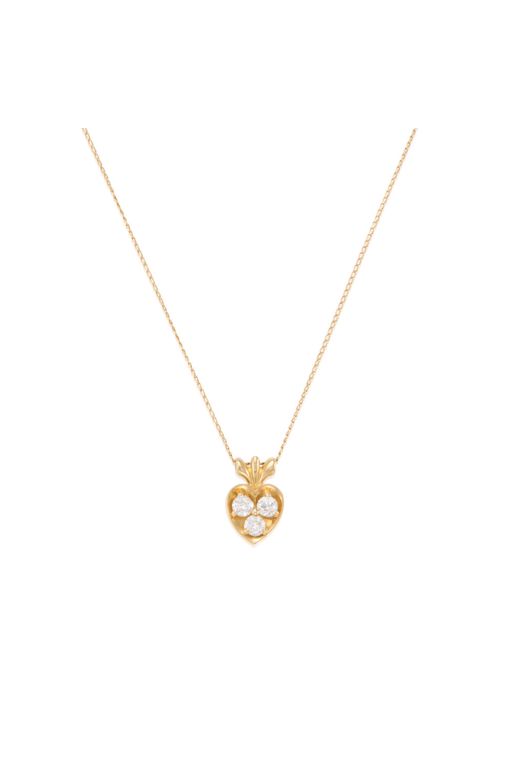 14k Gold Diamond Pendant Necklace