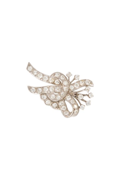 Platinum Diamond Pendant/Brooch