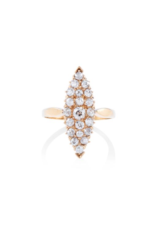 Antique 14k Gold Diamond Ring