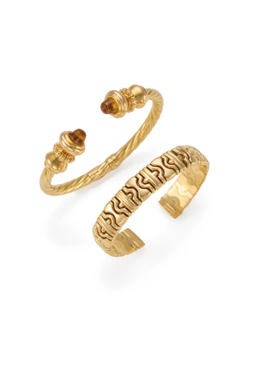 Two 14k Gold Bracelets