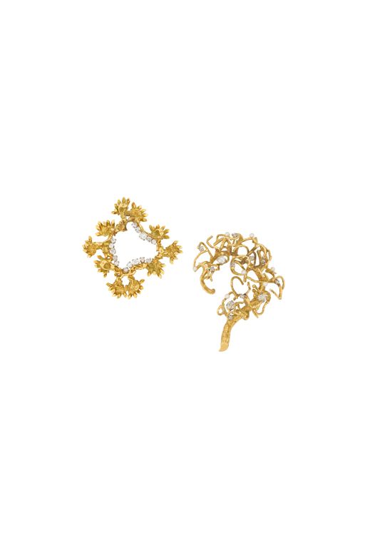 Yellow Gold Diamond Jewelry Set