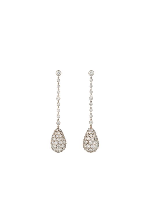 Diamond Pendant Earrings