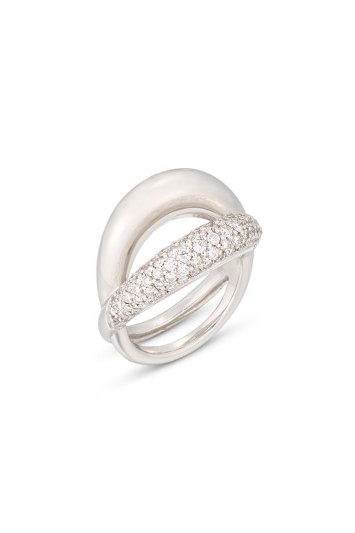 18k White Gold Diamond Ring