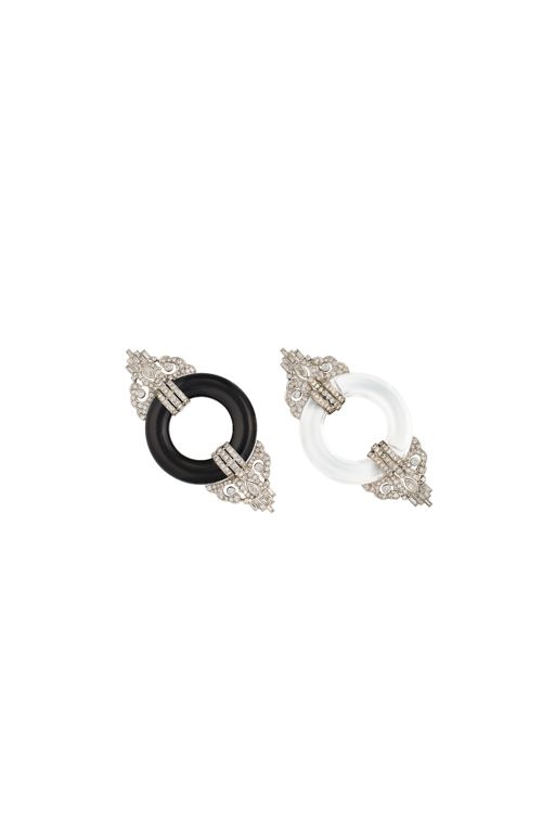 Two Diamond Brooches