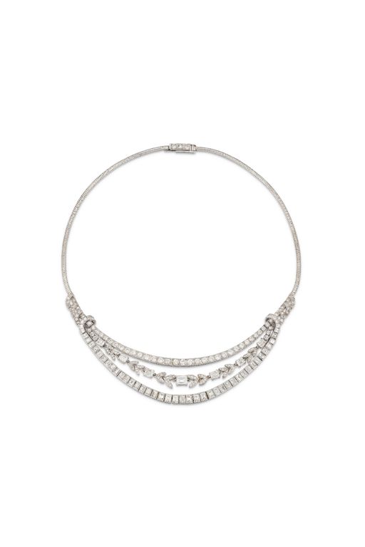 Diamond Swag Necklace