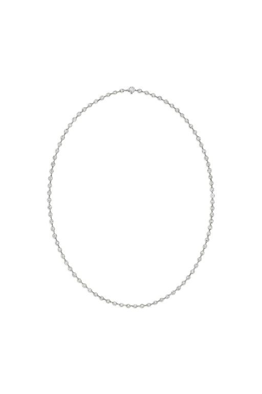 Platinum Diamond Chain Necklace