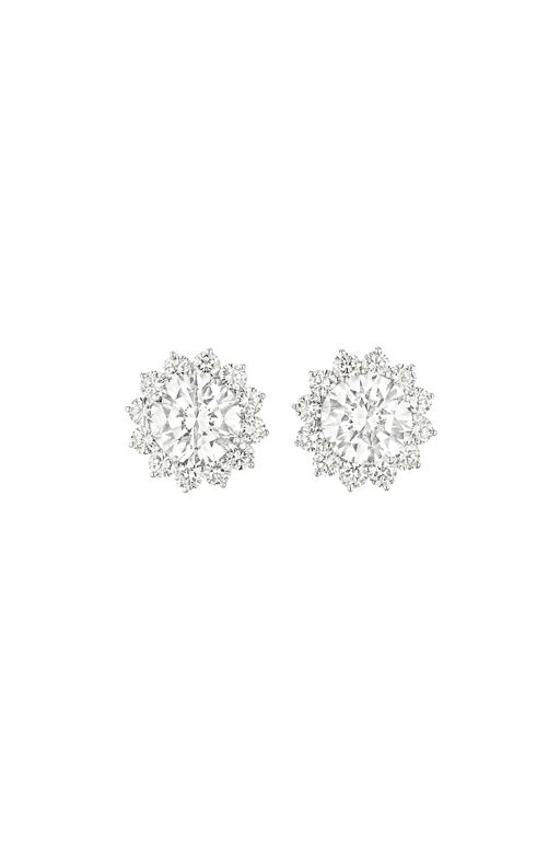 Platinum Diamond Stud Earrings