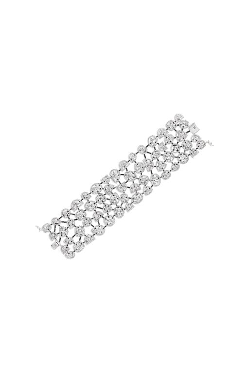 18k White Gold Diamond Bracelet