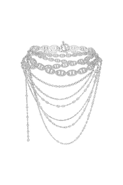 18k White Gold Diamond Necklace