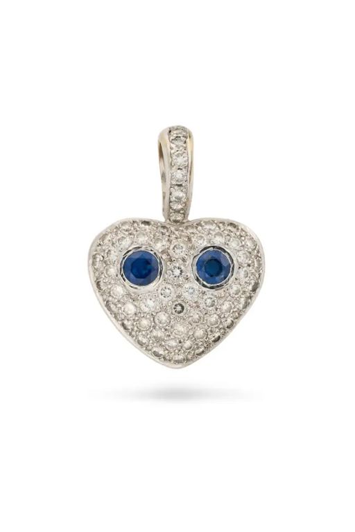 Sapphire and Diamond Pendant