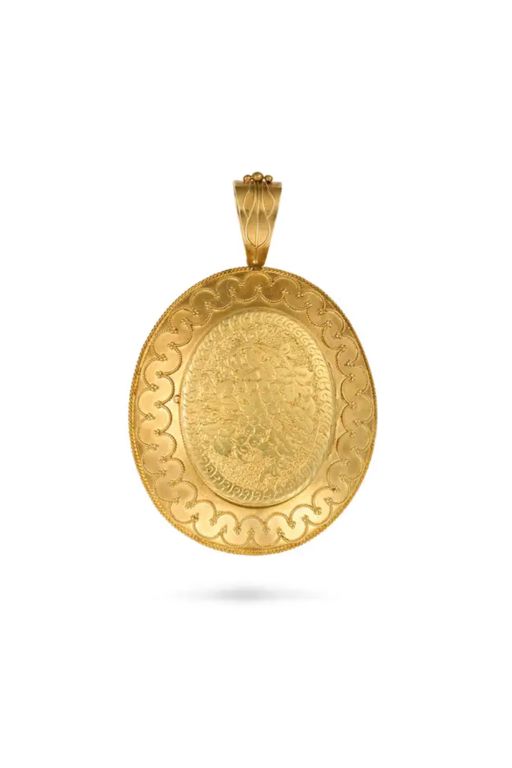 Gold Locket Pendant