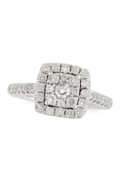 9k Gold Diamond Ring