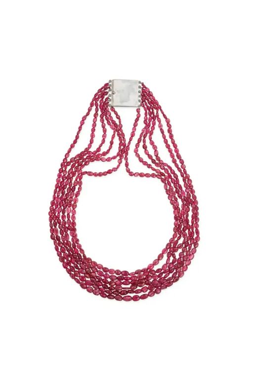 Sterling Silver Spinel Necklace