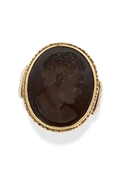 9k Gold Intaglio Ring