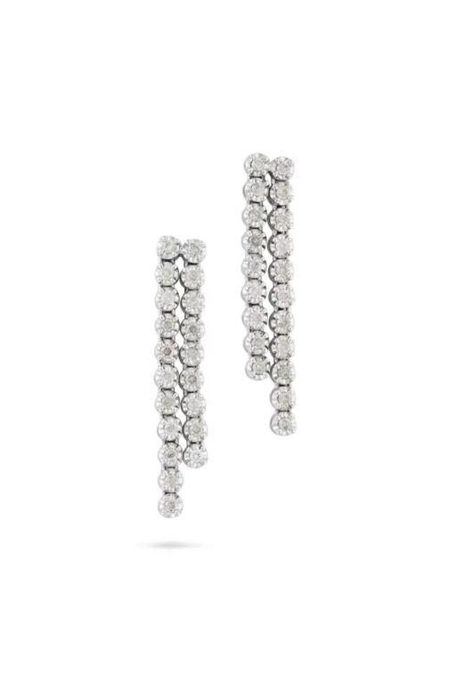 18k Gold Diamond Earrings