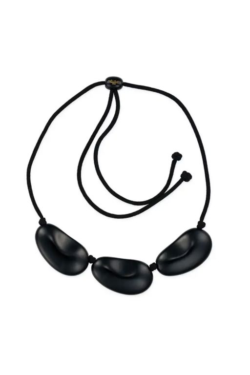 Elsa Peretti Hardwood and Enamel Necklace