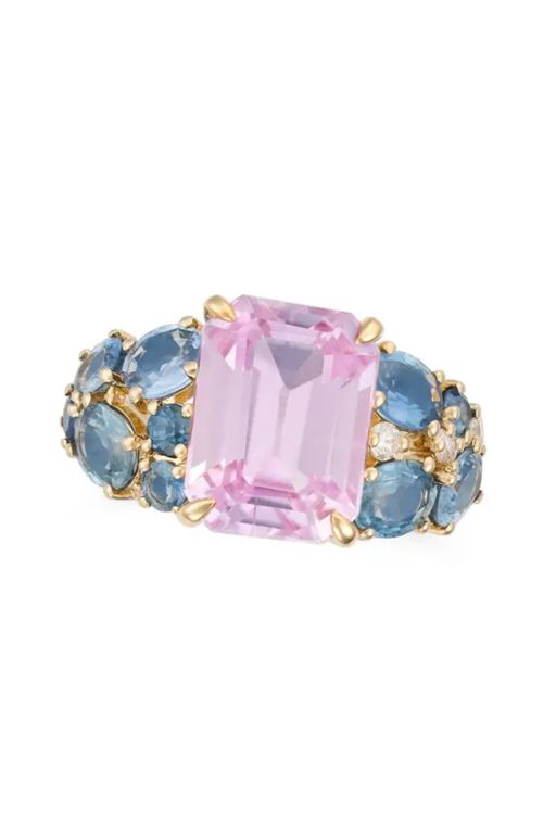 14k Gold Multi-Gem Ring