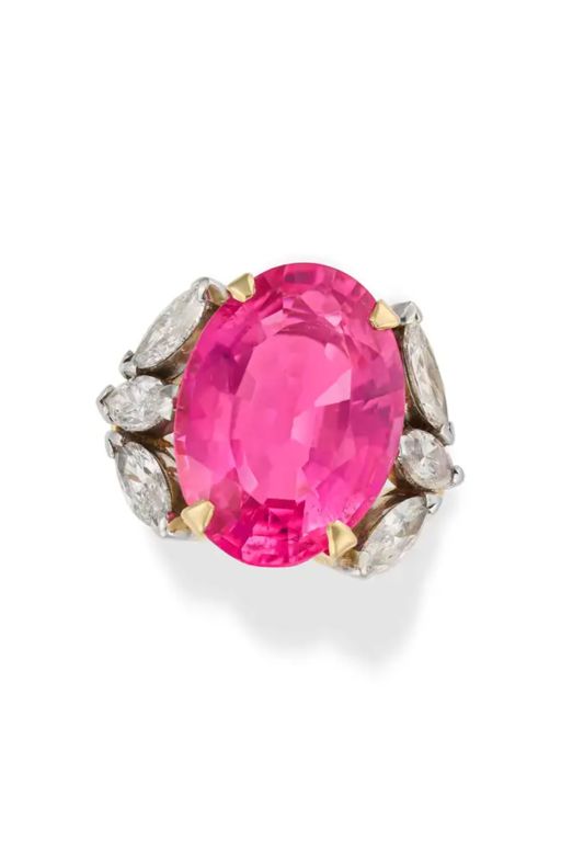 18k Gold Tourmaline and Diamond Ring
