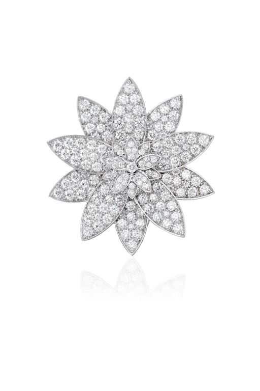 18k Gold Diamond Pendant/Brooch
