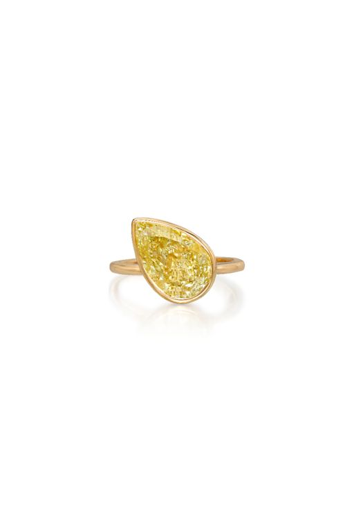 18k Yellow Gold Diamond Ring